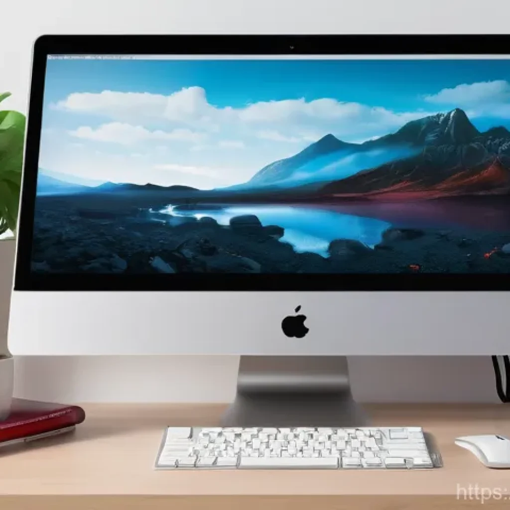 컴퓨터가 느리게 부팅될 때 속도 향상 팁 - **Overburdened Computer Startup**
    A realistic 3D render of a modern desktop computer on a clean,...