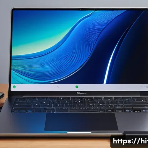 Home 33 PC와 노트북의 충전기 호환성 점검 - A detailed close-up illustration of a modern laptop charging setup designed for Hindi-speaking users...